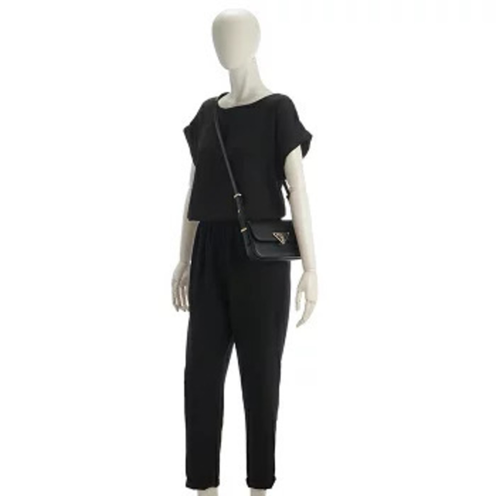 Prada Shoulder Bag Triangle Logo Crossbody ASK - Picture 7 of 8